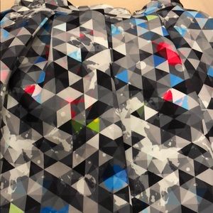 Multicolor scuba skirt